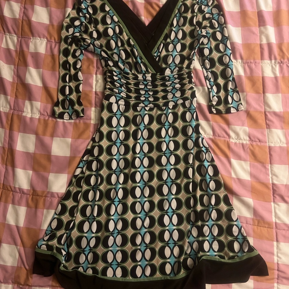 Stylish Geometric Patterned Dress